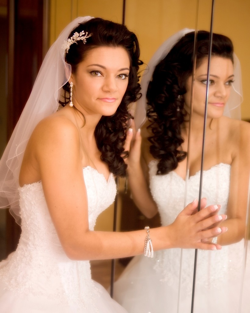 Italienische Braut Spiegel Foto